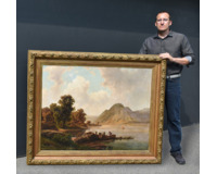 Krajina u jezera - Velký formát Krajina u jezera - Velký formát