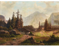 Horská krajina - Velký formát Horská krajina - Velký formát