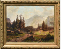 Horská krajina - Velký formát Horská krajina - Velký formát