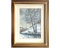 Zimní řeka Zimní řeka