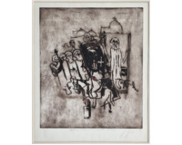 Svatí z pouštního kláštera - Egyptská deska I