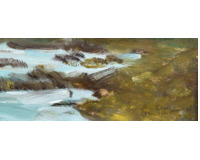 Na rybníce v březnu