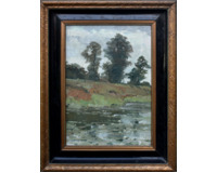 Zimní nálada na rybníku