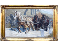 Svážení dřeva - Velký formát