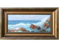 Příboj na útesech