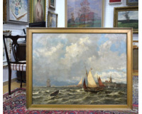 Ústí řeky u Scheveningen - velký formát