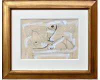 Zátiší s ovocem, číší a  dýmkou