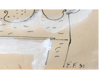 Zátiší s ovocem, číší a  dýmkou