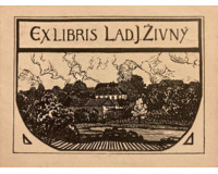Návrh na Ex libris - Ladislav J. Živný