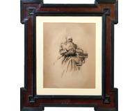 Stařec s růžencem