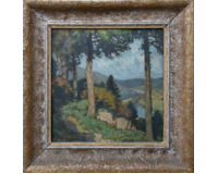 Pohled do údolí s řekou