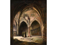 U schodiště gotického kláštera