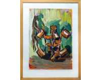 Oběšená kočka s vodni elektrárnou