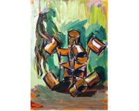 Oběšená kočka s vodni elektrárnou