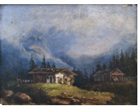 Romantická krajina Romantická krajina