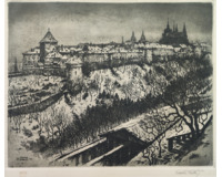 Pražský hrad v zimě