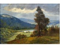 Jezero v podhůří Jezero v podhůří