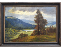 Jezero v podhůří Jezero v podhůří