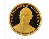 Dukátová medaile - Alexander Dubček Dukátová medaile - Alexander Dubček
