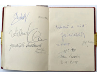 Památníček -Born, Anderle, Janeček, Velčovský, aj.
