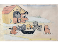 Pluto a štěňata