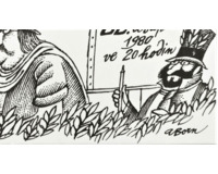 Pozvánka na večer grafiků 1980
