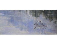 Řeka v krajině - velký formát