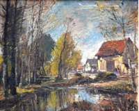 Řeka na vsi