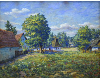 Louka před chalupami