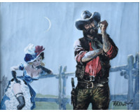 Cowboy a tanečnice
