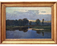 Soumrak nad rybníkem - Velký formát