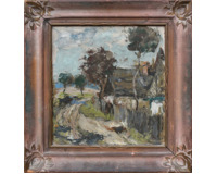 Cesta před chalupou