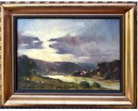 Krajina s řekou