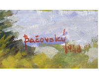 Silnice pod horami - Velký formát