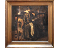 Žena s knihou